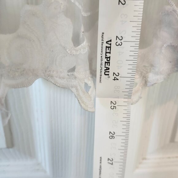 Girls White Dress Baptism Christening Gown Guardian Angel Cape Sz 2 - Picture 11 of 13